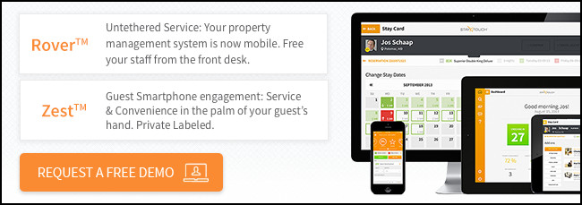 Sign up for a free demo of our mobile PMS and see how you can improve the guest experience in your hotel.